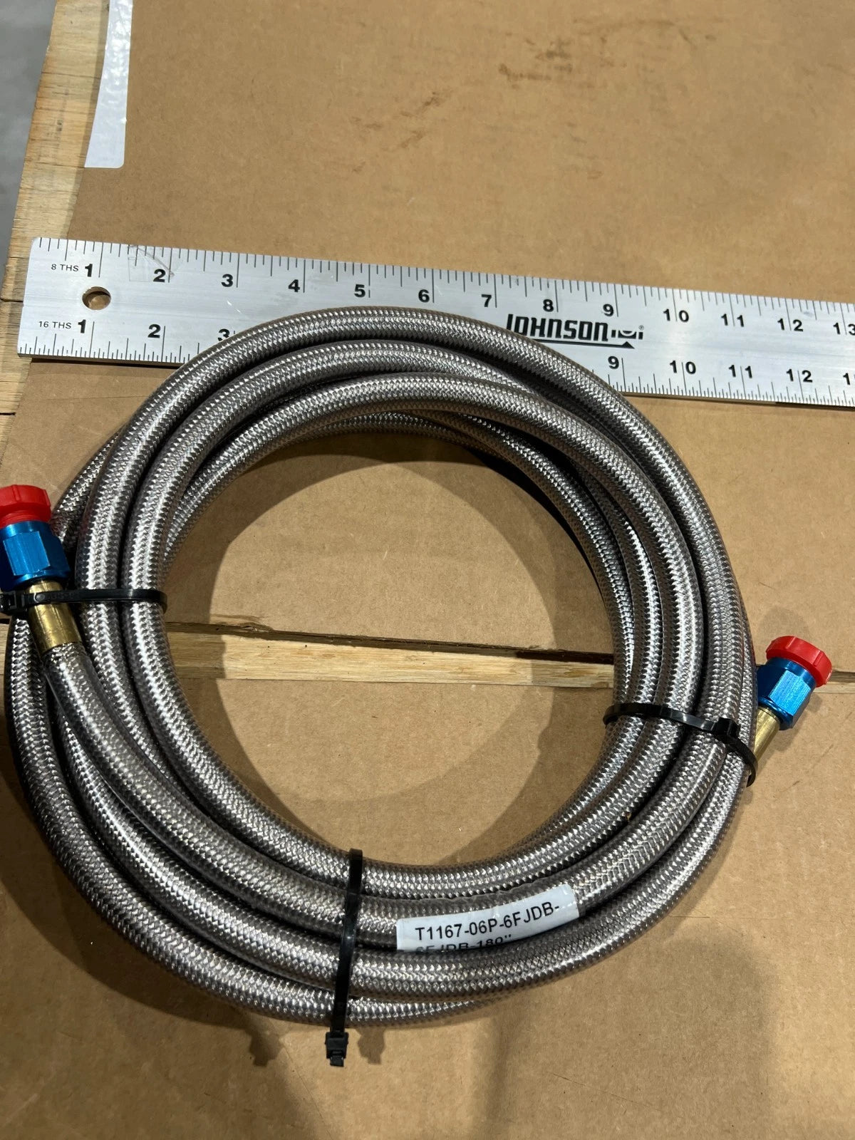 AIRCRAFT HAWKEYE E-2C T1167-06P-6FJDB NONMETALLIC HOSE ASSEMBLY 4720-01-573-9872 4720015739872