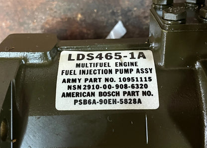 5 Ton LDS 465 Injection Pump M800 5 Ton Military Injection Pump 2910-00-908-6320