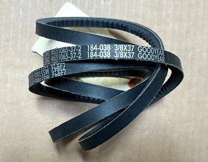GOODYEAR PARKER-HANNIFIN DIESEL ENGINE MATCHED V-BELT SET 3/8 x 37 MS51065-37-2 3030-00-537-1531