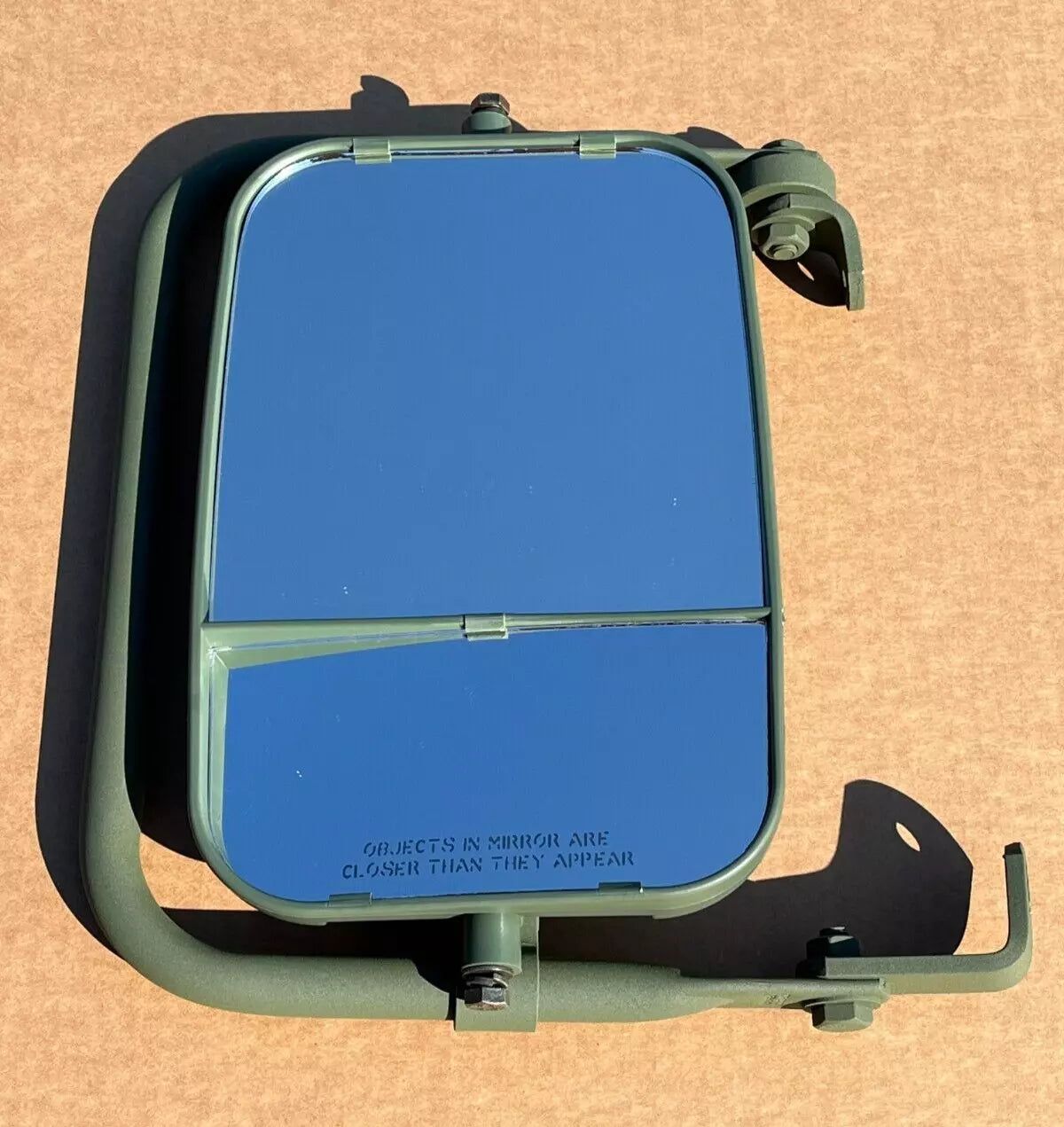 NEW HMMWV GREEN MIRROR ASSY SET, PAIR Humvee  H1 HUMMER, M998 (12342129,12342130)