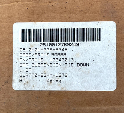 NOS HUMVEE HMMWV M998 SUSPENSION TIE DOWN BAR 12342013 5598373 2510-01-276-9249