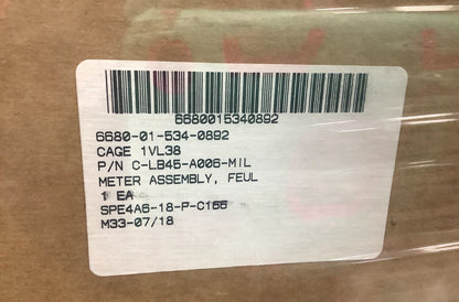 FLOCAT TOTAL TEMPERATURE INSTRUMENTATION C-LB45-A006-MIL FUEL METER ASSEMBLY 6680-01-534-0892