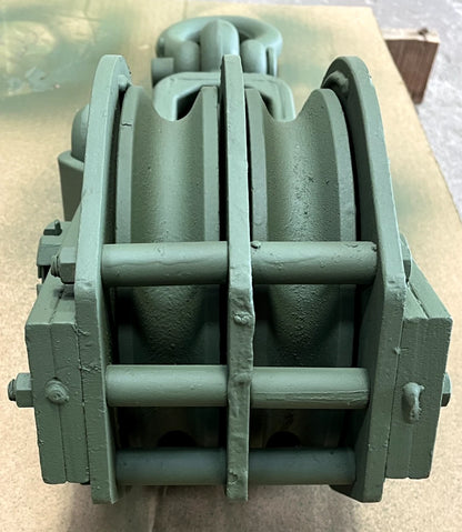 5/8 X 8 INCH DOUBLE SHEAVE SNATCH BLOCK 50,000 Pound Capacity 10884778