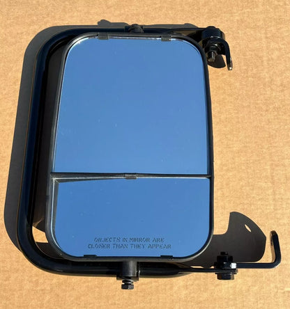 NEW BLACK HMMWV MIRROR ASSY SET, PAIR Humvee H1 HUMMER, M998 (12342129,12342130)