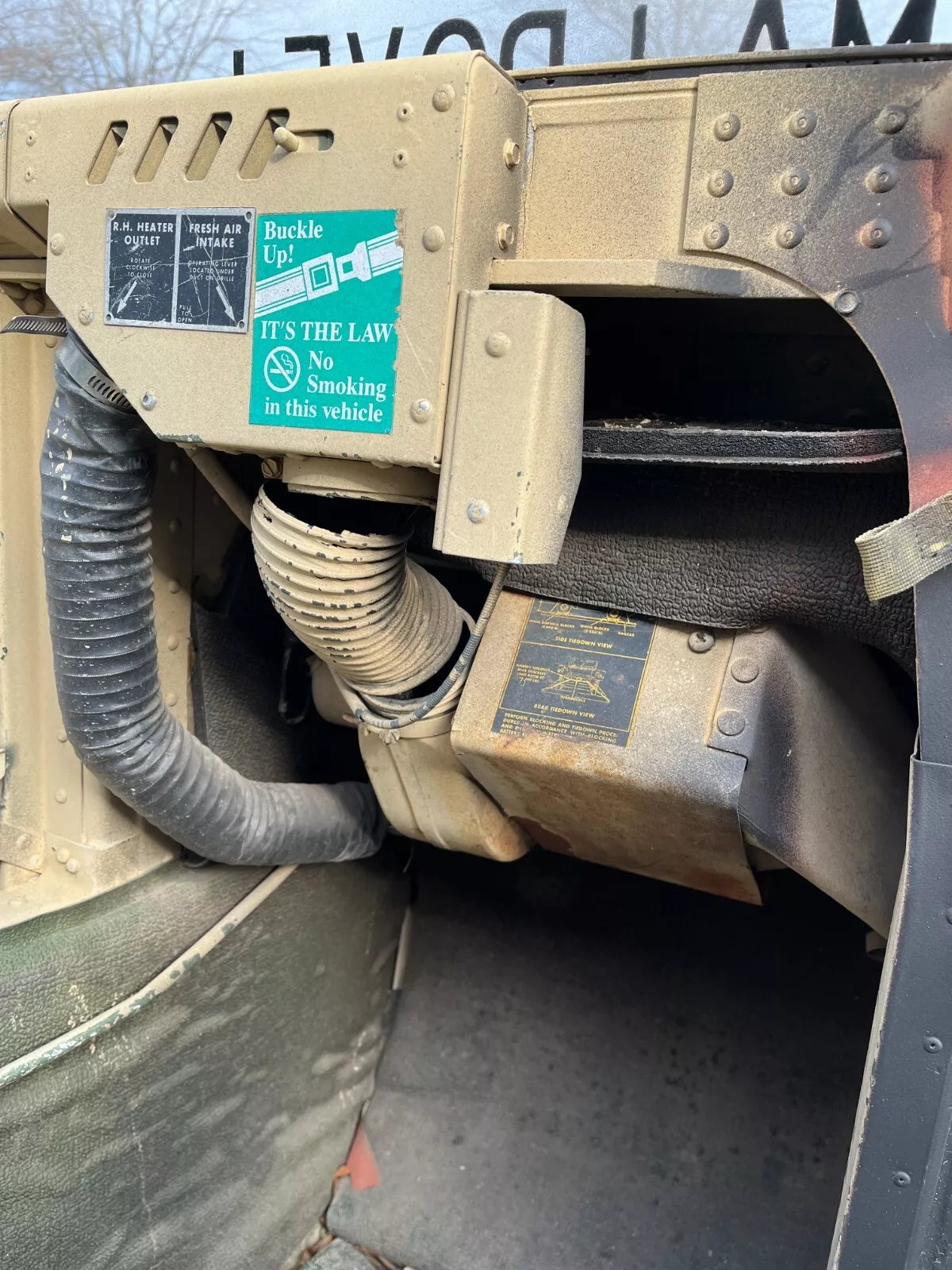 M998 4 MAN WITH CAMO SOFT TOP HUMVEE HMMWV WITH 67,220 MILES FOR SALE