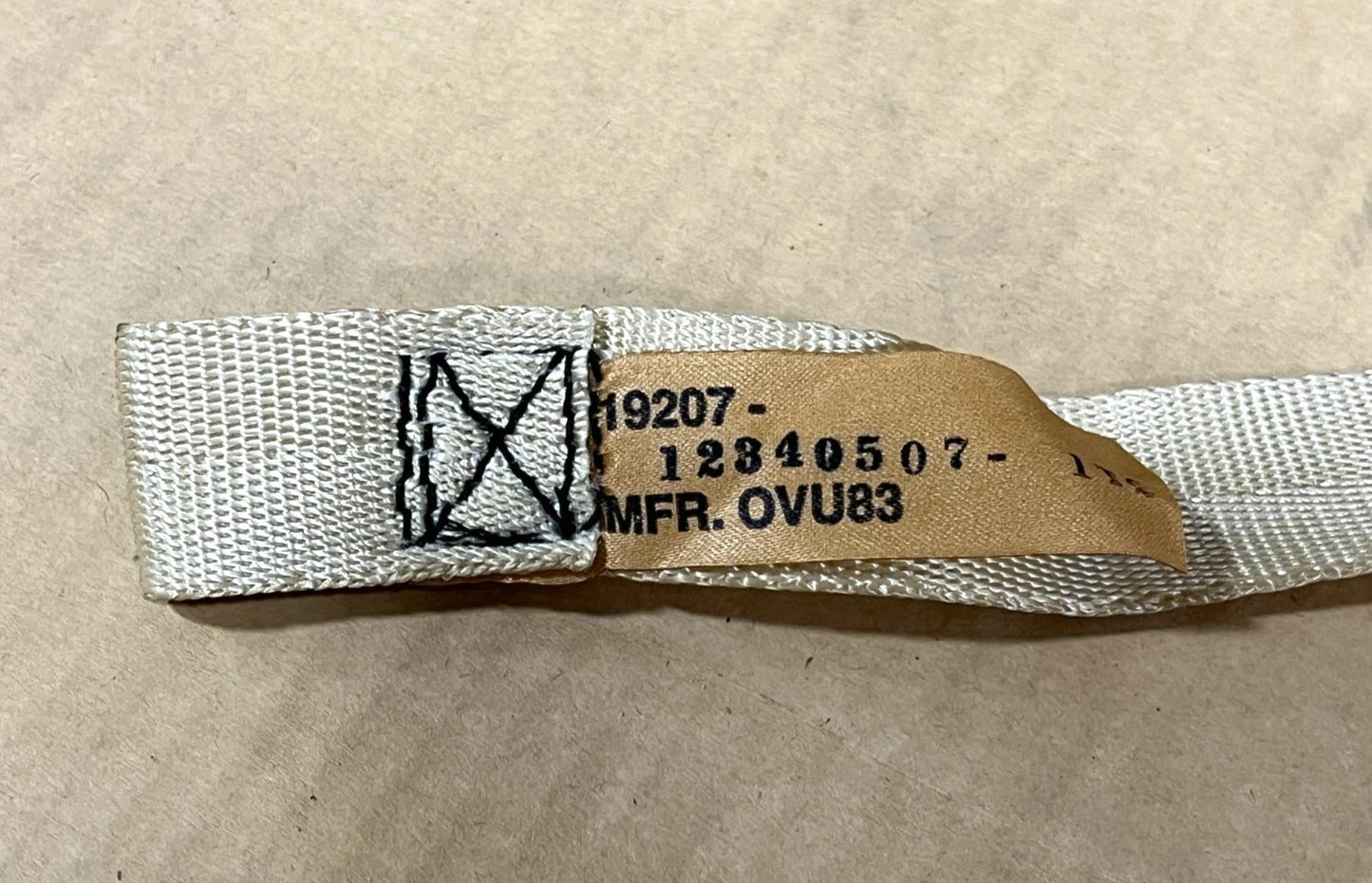 M998 HMMWV Humvee TAN Strap Webbing 5340-01-254-7191 45410-10 Storage Rack Strap
