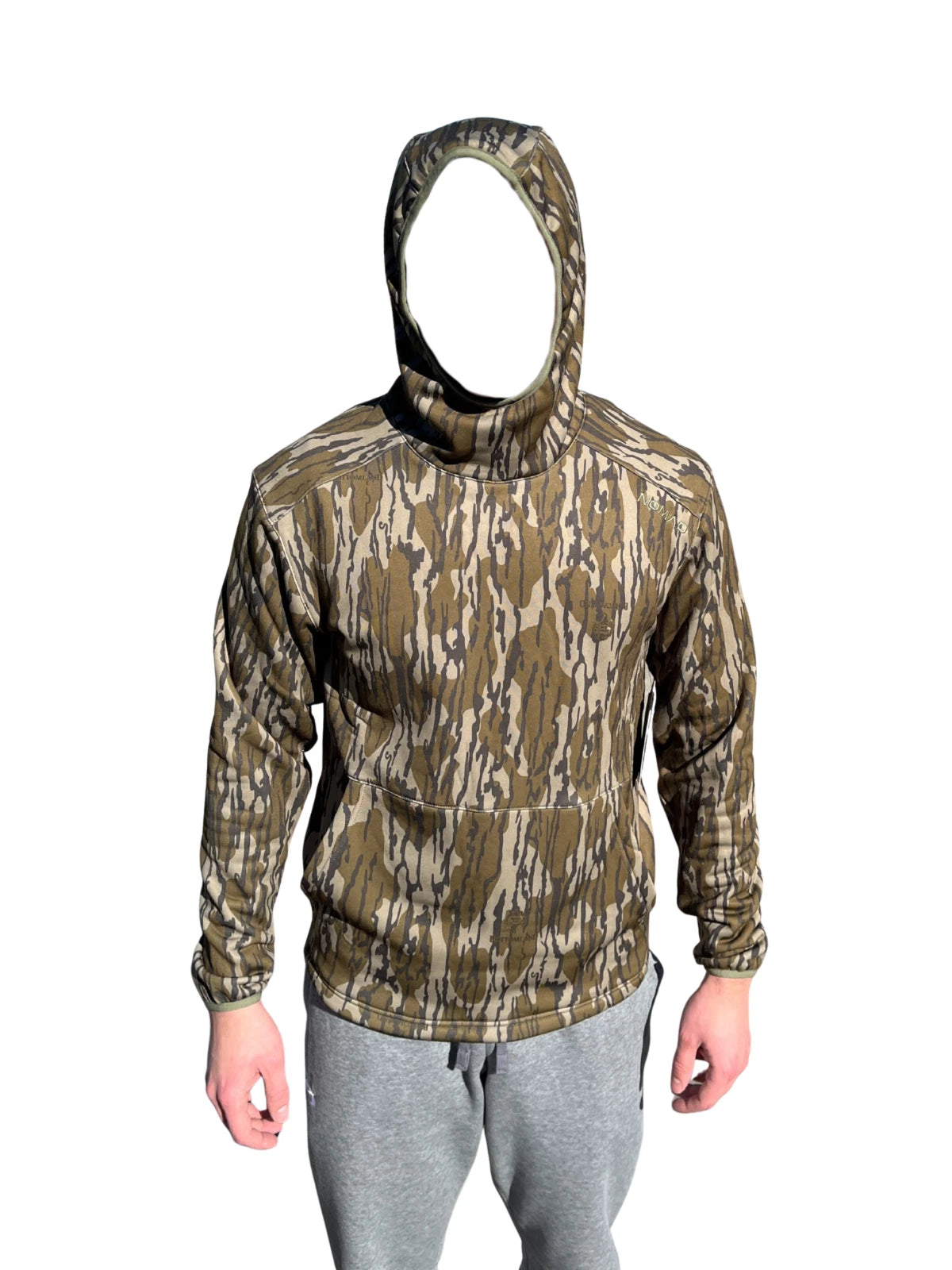 NOMAD OUTDOOR x MOSSY OAK HUNTING HOODIE CAMO GREENLEAF / BOTTOMLAND / S-XXL