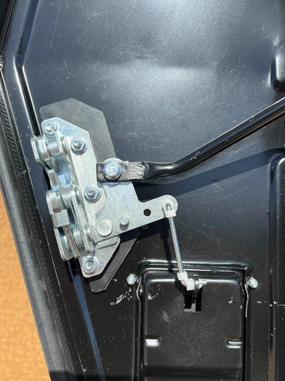 NEW BLACK METAL HMMWV HUMVEE DRIVER AND PASSENGER REAR DOOR LH & RH X DOOR SET 2510-01-257-3904 / 2510-01-254-1501