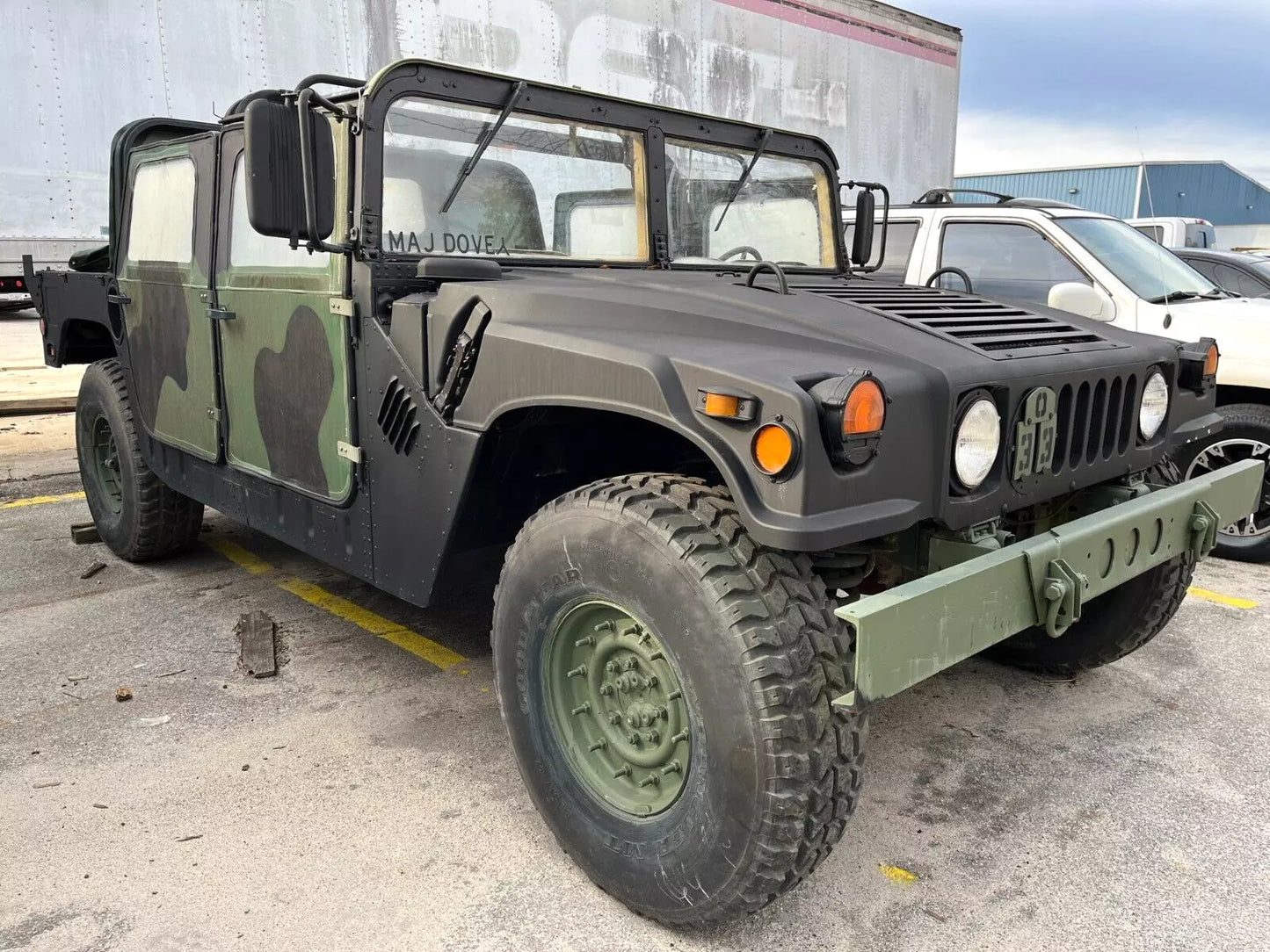 M998 4 MAN WITH CAMO SOFT TOP HUMVEE HMMWV WITH 67,220 MILES FOR SALE