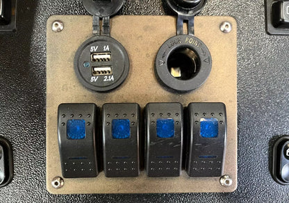 MOD MAFIA CUSTOM HUMMER H1 POWER DOORS LOCKING KEYFOB POWER WINDOWS AND CONSOLE