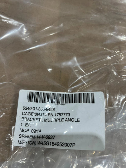 PLS LOADING SYSTEM 1757770 GREEN MULTIPLE ANGLE SUPPORT BRACKET 5340-01-356-9486