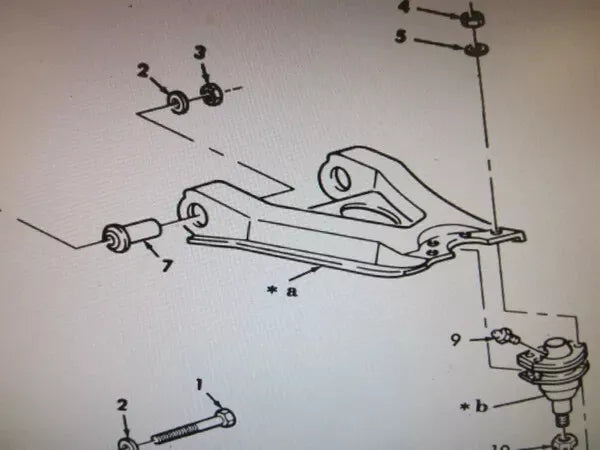 HMMWV M998 6016751 VEHICULAR SUSPENSION CONTROL ARM REAR R/H (UPPER) RCSK17089-2 2530-01-420-7893