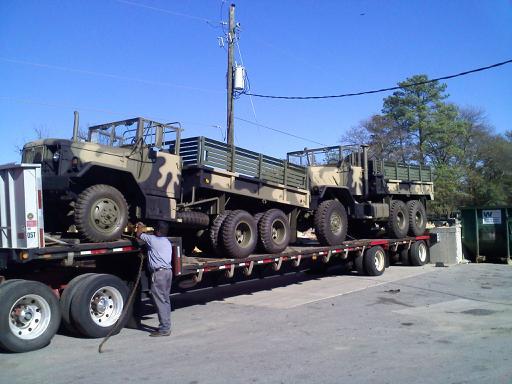 Military truck at SECO