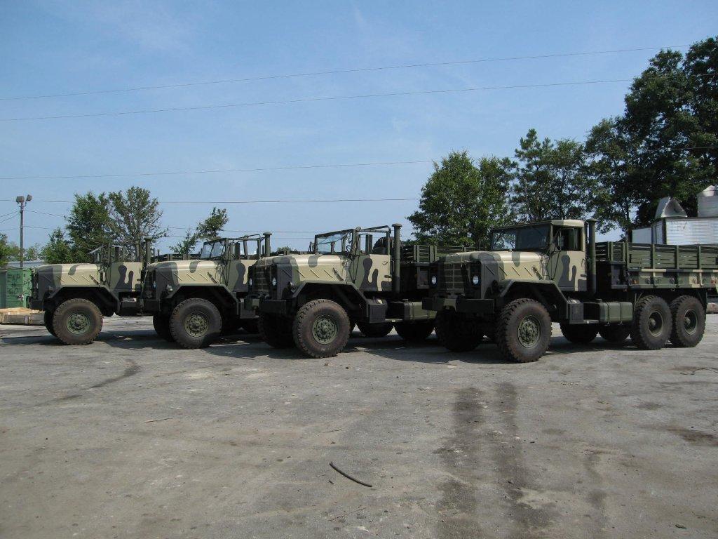 Military truck at SECO, alternate view