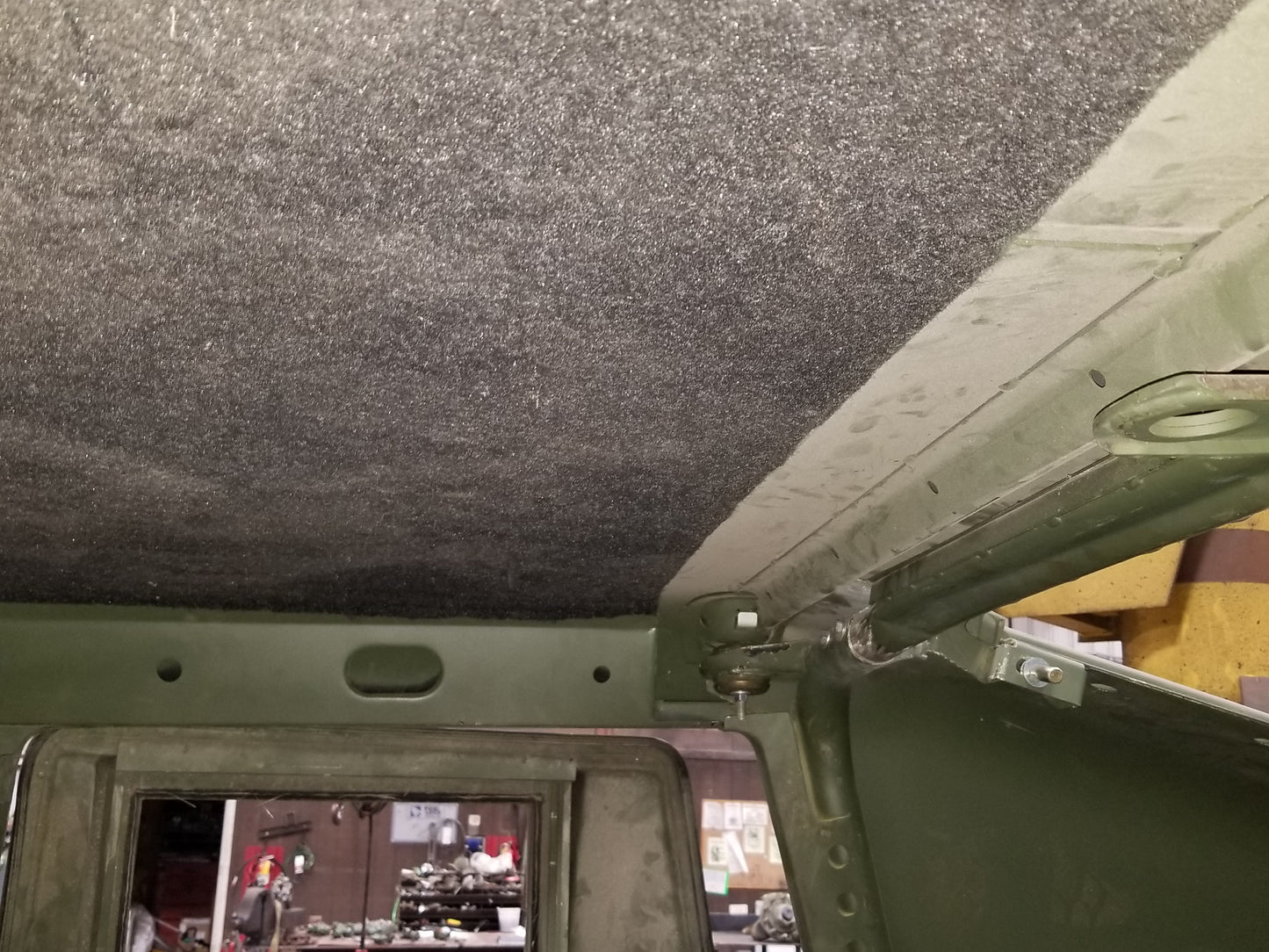 HMMWV M998 HARD TOP KIT Roof Panel w/o Hole,Rear Hatch SLANT BACK HUMMER HARDTOP