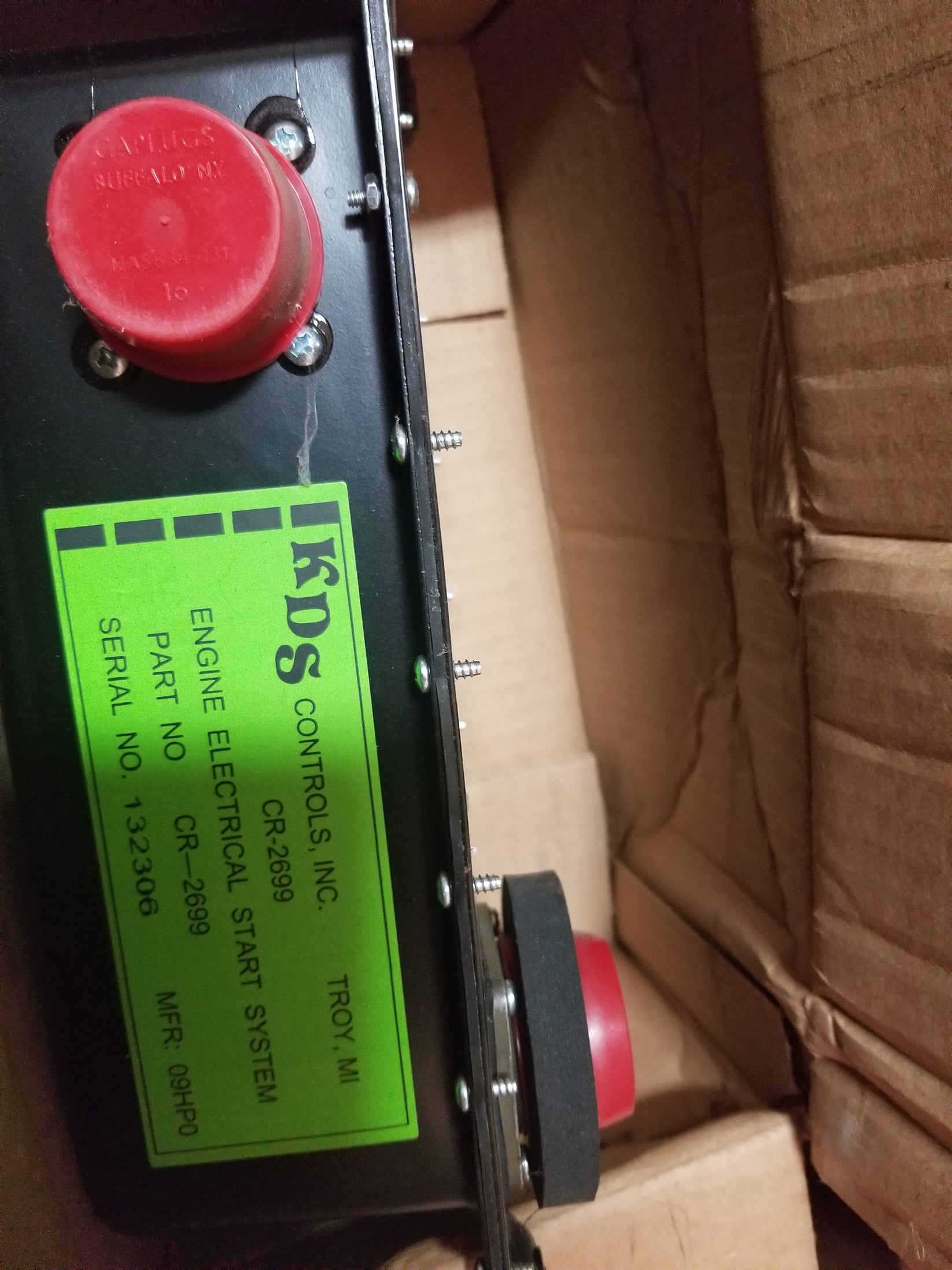 HMMWV Humvee M998 KDS Control Box 6110014912142 CR2699 SECO Parts