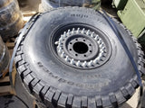 SET OF 4 NEW HMMWV Humvee Hummer H1 M998 24 Bolt Tire and Wheel Assembly  37x12.50R16.5LT