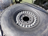 SET OF 4 NEW HMMWV Humvee Hummer H1 M998 24 Bolt Tire and Wheel Assembly  37x12.50R16.5LT