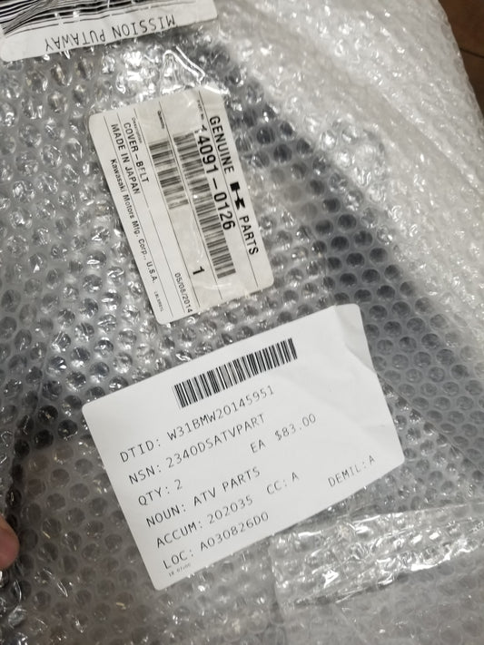 Kawasaki COVER BELT 14091-0126 GENUINE KAWASAKI