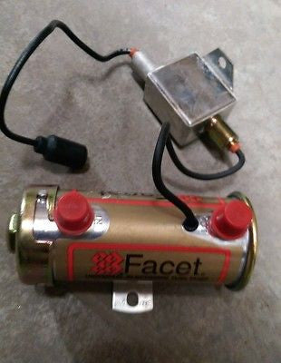 Facet Cylindrical Solid State 24v Electric Fuel Pump 40128E
