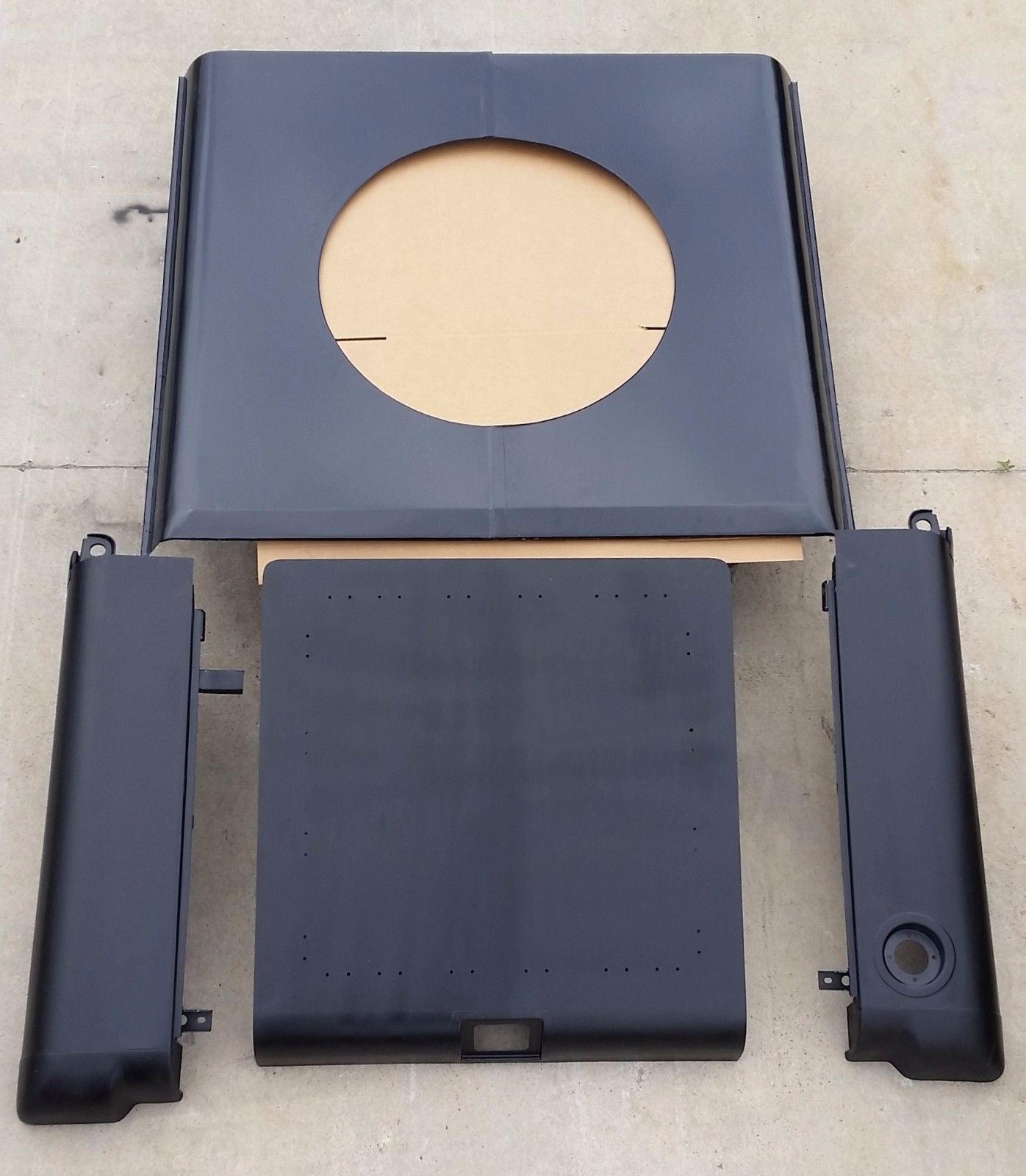 HMMWV HUMVEE M998 HARD TOP KIT Roof Panel,Rear Hatch SLANT BACK HUMMER ...