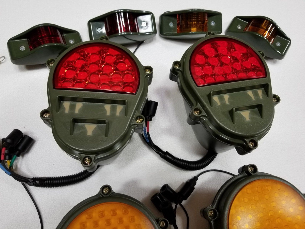 Humvee Conversion NEW LED HMMWV CONVERSION LIGHT KIT BRAKE TURN SIGNAL SIDE MARKER M998 ...