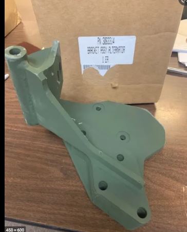 MTVR 7 TON OSHKOSH ALTERNATOR BRACKET 300 AMP NOS 3063314