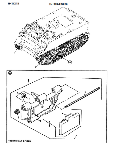 M113 Track T130 Track For APC T130 Track Shoe M113 Series, M125, M577A1, M 548A 11677988-6