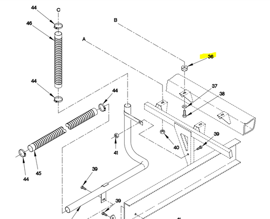 lmtv fmtv 5342-01-372-5619 MOUNT RESILIENT WEAPON SYSTEM 12419074 1672-0361 80522