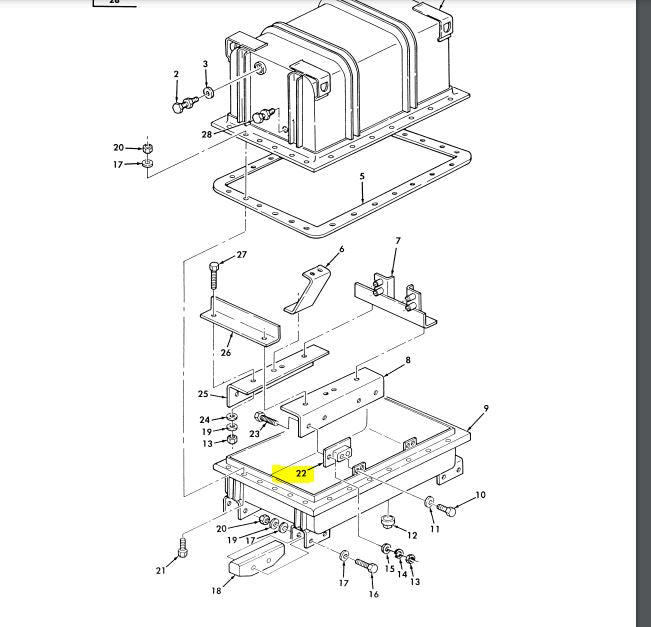 12338070 MOUNT,RESILIENT,SYSTEM	 5342-01-264-6543 HMMWV CUCV ENGINE SHIPPING CONTAINER