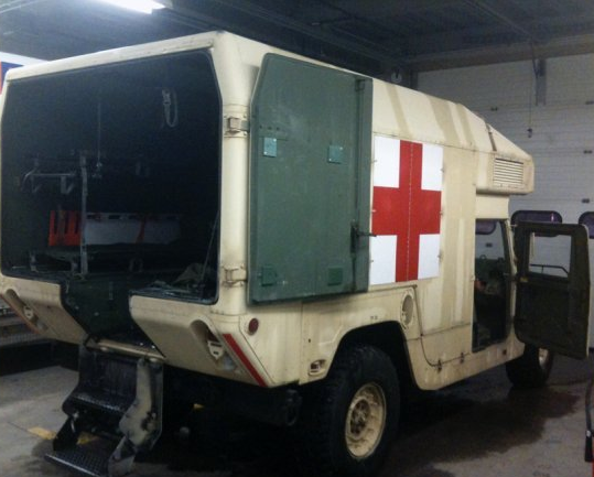 M997 M997 AMBULANCE BODY REAR RH PASSENGER DOOR 12341782-1