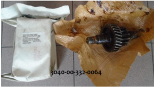 GEARSHAFT,MULTIPLE GEARS NSN: 3040-00-332-0064