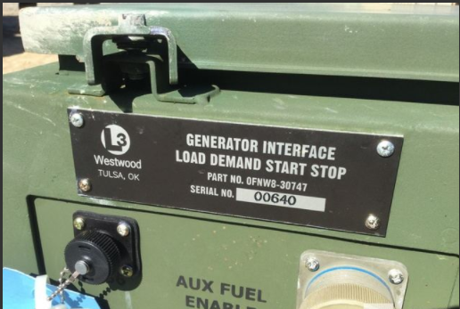 L3 Generator Interface 30747 C-Charger LDSS TQ 30/60 KW DIESEL GENERATOR LOAD DEMAND START STOP CONTROLLER