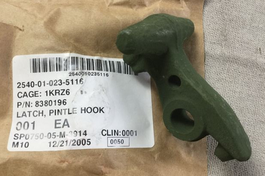 HMMWV M998 M35a2 5 Ton 2.5 Ton Pintle Latch Hook for Pintle Assembly 8380196