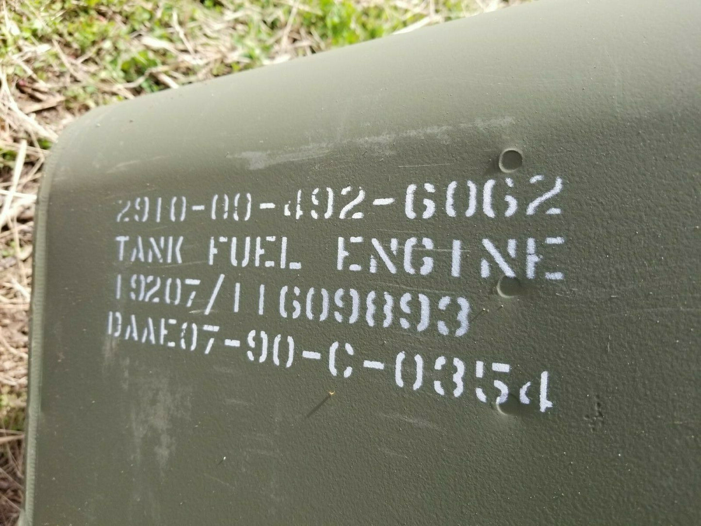 M35A2 Fuel Tank 2910-00-492-6062 M109A3 M725 Multi Fuel Fuel Tank 11609483