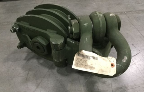 5/8 X 8 INCH DOUBLE SHEAVE SNATCH BLOCK 50,000 Pound Capacity 10884778